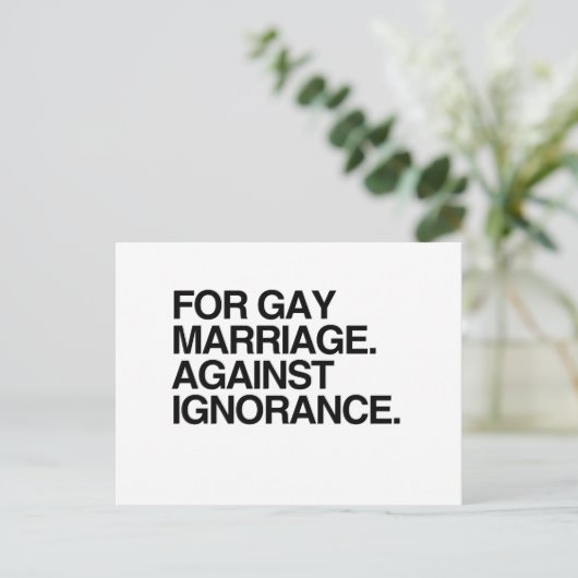 TEGEN ONWETENDHEID - PNG.NL BRIEFKAART (Staand voorkant)