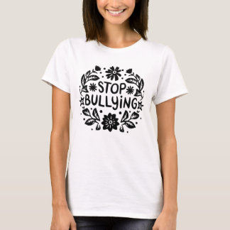 Tegen pesten stop pesten t-shirt