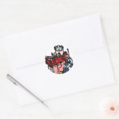 tegen Stickers van dierenmishandeling (Envelop)