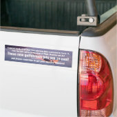 Tegen vaccinatieplicht bumpersticker (Op Truck)