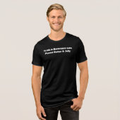 Tegen Waarheid & Weerstand als Pindakaas & Jam T-s Tri-Blend Shirt (Voorkant volledig)