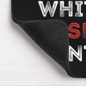 Tegen witte honkbalbroek grappige honkbal mam wo muismat (Hoek)