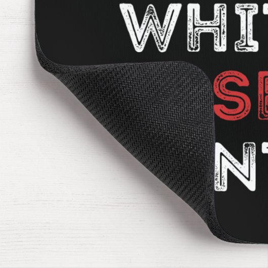 Tegen witte honkbalbroek grappige honkbal mam wo muismat (Hoek)