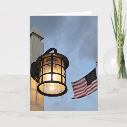 Tegen zonsopgang vroeg licht kaart (Voorkant)