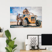 TEGENBEHEERD VLIEGTUIG POSTER (Thuiskantoor)