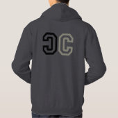 Tegencultuur in zwart hoodie (Achterkant)