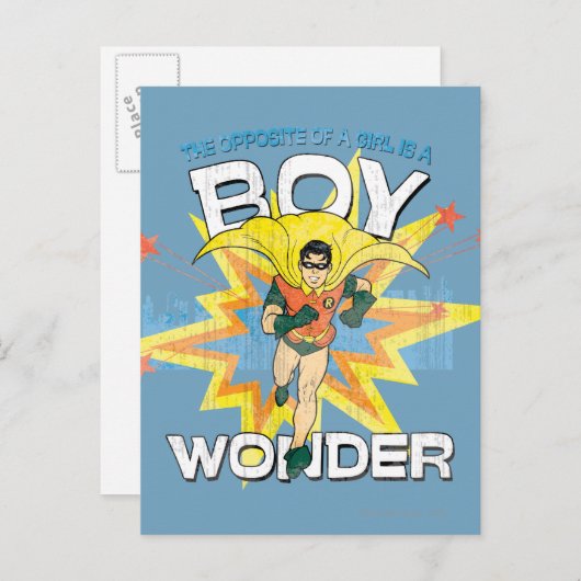 tegengesteld meisje briefkaart (Voorkant / Achterkant)