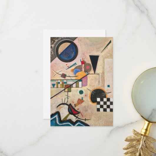 Tegengestelde Akkoorden van Wassily Kandinsky Bedankkaart (Voorkant / Achterkant in situ)