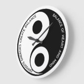 Tegengestelde energieën, Creëer Balance Yin Yang Grote Klok (Hoek)