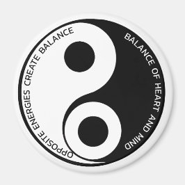 Tegengestelde energieën, Creëer Balance Yin Yang Magneet