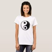 Tegengestelde energieën, Creëer Balance Yin Yang T-shirt (Voorkant volledig)