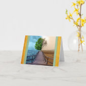 Tegengestelde Uitzichten Opmerking Kaart (Gele Bloem)