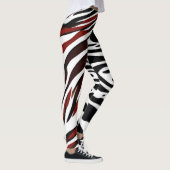 Tegengestelde Zebra Pattern Leggings (Rechts)