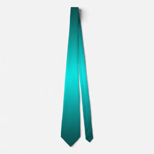Tegengraadige Teal Knoopdas Minimalistische Elegan Stropdas