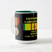 Tegenoffensieve campagne tweekleurige koffiemok (Voorkant links)