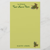 Tegenover elkaar klimmen groene kikkers Close-up f Briefpapier (Voorkant)