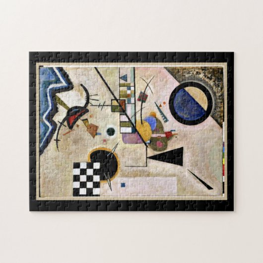 Tegenovergestelde Accorden, abstracte kunst van Ka Legpuzzel (Horizontaal)