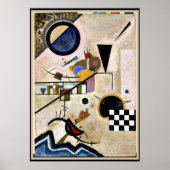 Tegenovergestelde Akkoorden van Kandinsky Poster (Voorkant)