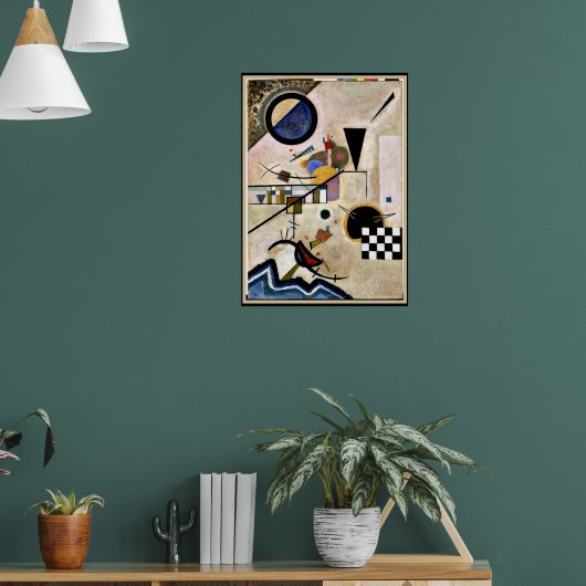 Tegenovergestelde Akkoorden van Kandinsky Poster (Woonkamer 1)
