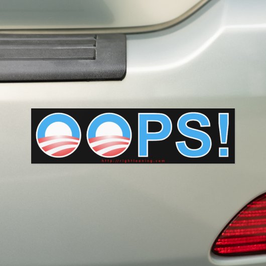 TEGENOVERGESTELDE! BUMPERSTICKER (Op auto)