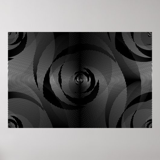 Tegenovergestelde Log/Lin spiralen convergeren 2/4 Poster (Voorkant)