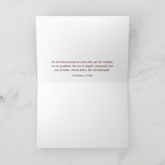 Tegenslag - 1 kaart (Binnen)