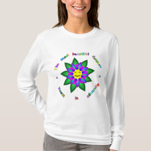 tegenspoed bloemen t-shirt