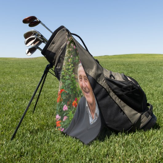 Tegenstander fotografie golfhanddoek (Groen)