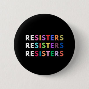 TEGENSTANDERS Anti-autoritaire regenboog Ronde Button 5,7 Cm