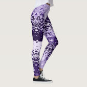 Tegenstellingen Trekken Paarse Leggings (Rechts)