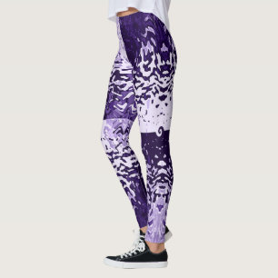 Tegenstellingen Trekken Paarse Leggings