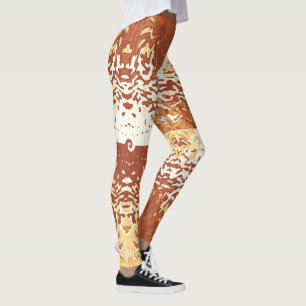 Tegenstellingen Trekken Pompoen Oranje Leggingen Leggings