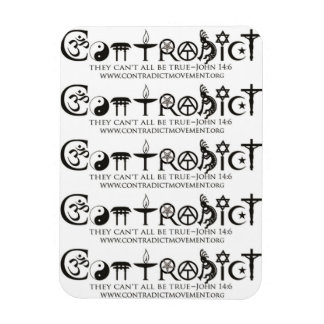 Tegenstrijdig flexibele magneet