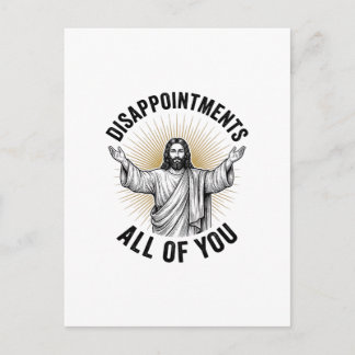 Tegenvallers Allemaal Vintage Religieus T-shirt Briefkaart