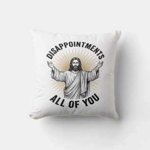 Tegenvallers Allemaal Vintage Religieus T-shirt Kussen