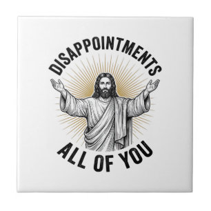 Tegenvallers Allemaal Vintage Religieus T-shirt Tegeltje