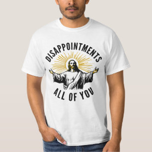 Tegenvallingen Allemaal Jezus Meme T-shirt