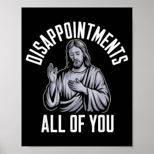 Tegenvallingen Allemaal Jullie Christelijke Religi Poster