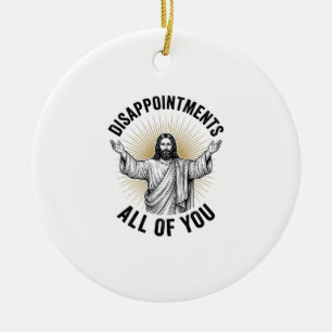 Tegenvallingen Allemaal Vintage Religieus T-shirt Keramisch Ornament