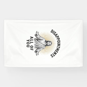 Tegenvallingen Allemaal Vintage Religieus T-shirt Spandoek