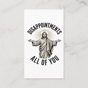 Tegenvallingen Allemaal Vintage Religieus T-shirt Visitekaartje