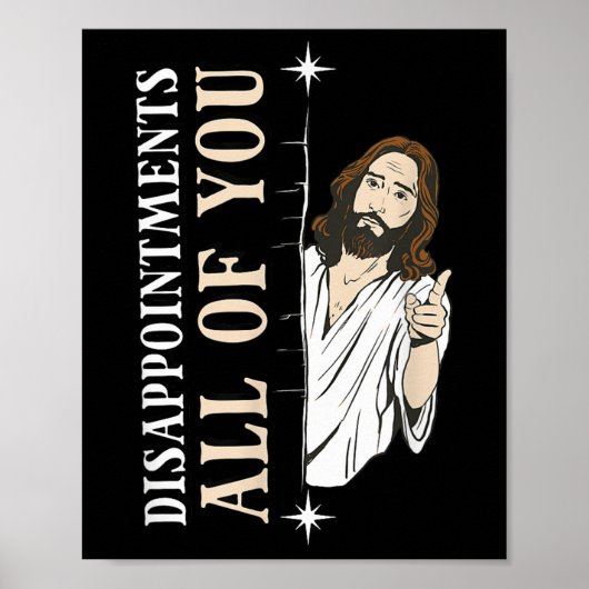 Tegenvallingen Alles Wat Jezus Leuk Christelijk Ge Poster (Voorkant)