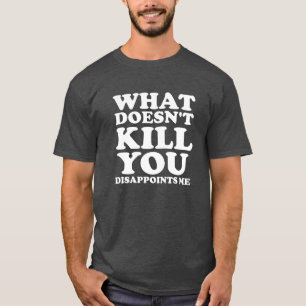 Tegenvalt mij Grappig Tshirt zwart