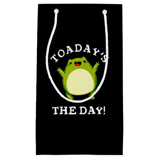 Tegenwoordig is de dag grappig om de dwerg van de  klein cadeauzakje (Voorkant)