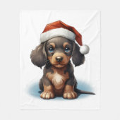 Tegenwoordig Kuifje Kerst Fleece Deken 🎅 (Voorkant)
