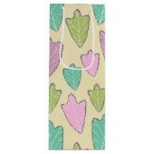 Tegenwoordig lek uit Oost-Oak leest patroonwijn Wijn Cadeautas (Voorkant)