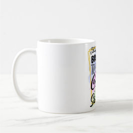 Tegenwoordige houding gebracht naar u door koffie koffiemok