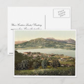 Tegernsee, Algemeen uitzicht, Boven-Beieren, Duits Briefkaart (Voorkant / Achterkant)