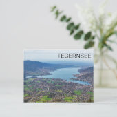 Tegernsee Bavaria Lake Germany Panorama Souvenir Feestdagenkaart (Staand voorkant)