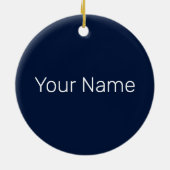 Tegernsee Bavaria Lake Germany Panorama Souvenir Keramisch Ornament (Achterkant)